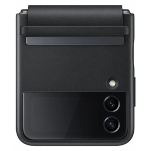 Samsung Galaxy Z Flip4 Flap Leather Cover - Black