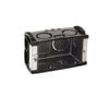 HPM Wall Box Standard Size w/ Sliding Nuts Black