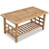 vidaXL Coffee Table Bamboo Living Room Tea Table Living Room Sofa Side Desk