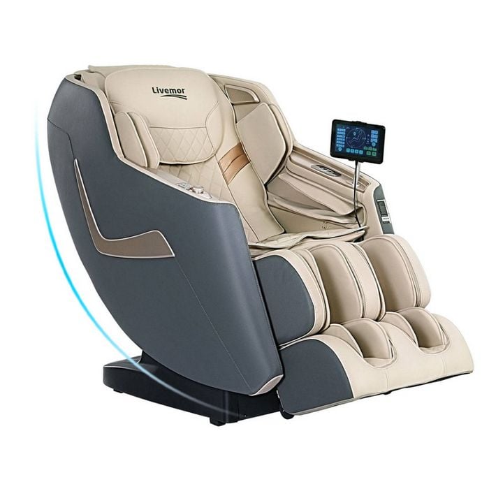 Livemor Massage Chair Electric Recliner Home Massager 3d Opal