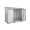 Absco Sheds 3.0 x 1.52 x 2.08m Zincalume Ezislider Double Sliding Door Garden Shed