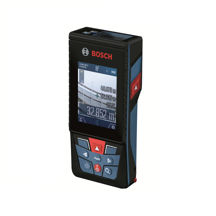 Bosch Professional 150m Red Beam Distance Measure Digital view finder Bluetooth IP54