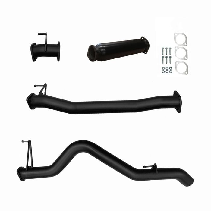 Ignite Exhausts Dpf Back For Holden Rg Colorado 2.8l 3" With Hotdog Black Aluminised Steel