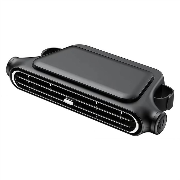 Catzon New Car Backseat Fan USB Powered Seat Cooling Fan-X05Black