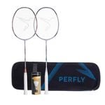 Badminton Adult Racquet Set White Bordeaux - 900 BR Lite