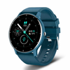 Smart Watch Full Touch Screen – Bluetooth Call, Waterproof Fitness Tracker, Android & Ios Compatible Silicone Blue