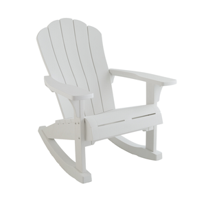 Keter Adirondack Everest Rocking Chair - White