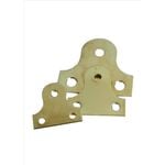 XCEL Plates Glass Brass 25mm 4 Per Card