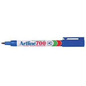 Artline Bullet Tip Permanent Marker 0.7mm (12pcs) (Blue)