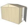 Build-a-Shed 3.0 x 2.3 x 2.3m Gable Single Hinged Side Door Shed - Cream