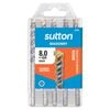 Sutton Tools 8 x 120mm Standard Fixing Masonry Drill Set - 5 Pack