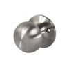 Lockwood Satin Stainless Steel Symmetry Manor Dummy Knobset
