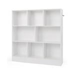Costway 3-Tier Storage Bookshelf Open Display Shelf Book Cabinet - White