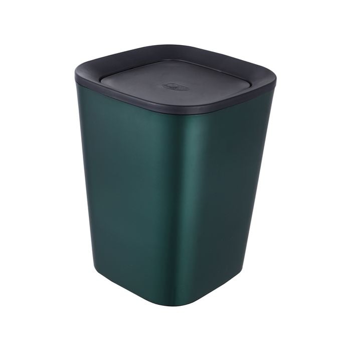 Ezy Storage 5L Green Swing Lid Waste Bin