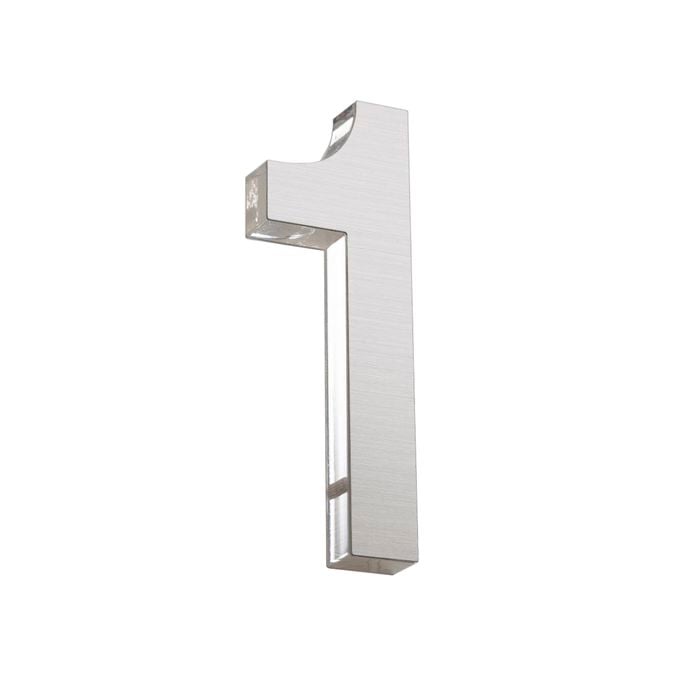 Sandleford 120mm 1 Azure Stainless Steel Numeral