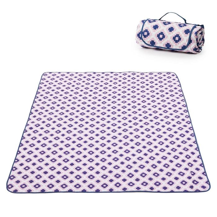 ADIVO Premium Picnic Rug Waterproof Sandproof Camping Beach Blanket 2Mx2M-Purple