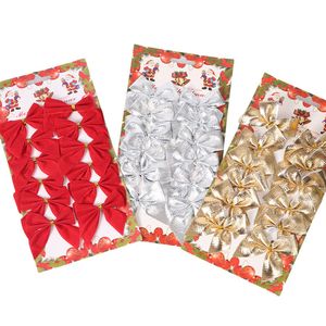 Catzon 36 Pcs Christmas Mini Bows for Christmas Tree Wreath Decor