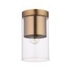 Verve Design 12cm Brass Glass Clarkson Batten Fix 