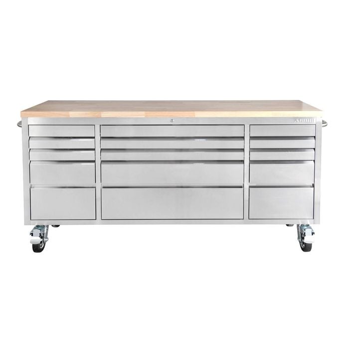 Pinnacle 183cm 72" Stainless Steel Tool Trolley