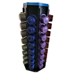 64 Pod Jumbo Expressi Coffee Holder for Aldi Pods  Black