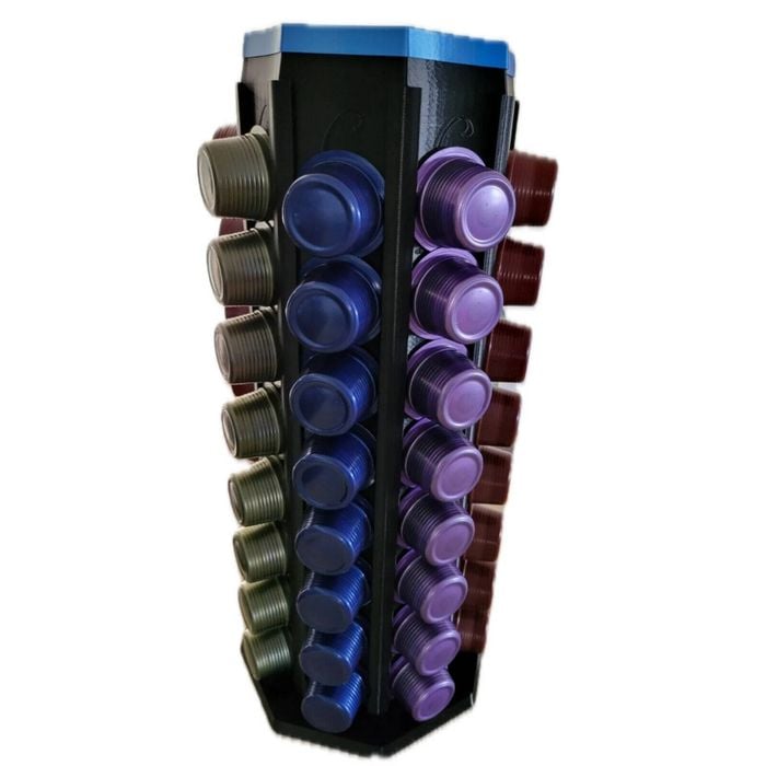 64 Pod Jumbo Expressi Coffee Holder for Aldi Pods  Black