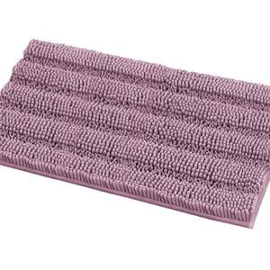 Smarcute 1 Piece - 50cm x 81cm Non-slip Thick Soft Chenille Bath Mat Rug Mauve