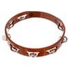 Meinl Percussion 1 Row Steel Jingles African Brown Tambourine