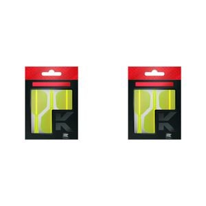 6pc Target K-Flex No 6 Dart Flight & Shaft Medium 33mm - Neon Yellow