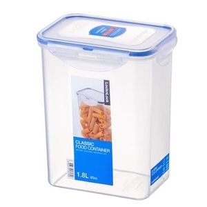 Locknlock 1.8L Airtight Classic Rectangle Food Storage Container Tall Clear
