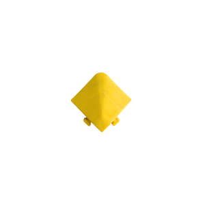 Dream Garages Australia Interlocking Garage Floor Tile Corner - Yellow - 1 Piece