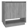 vidaXL Sideboard Grey Storage Cabinet Home Organiser