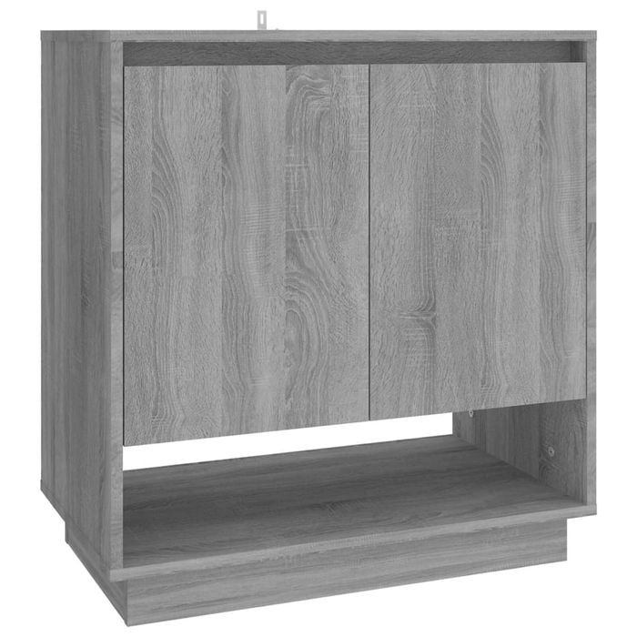 vidaXL Sideboard Grey Storage Cabinet Home Organiser