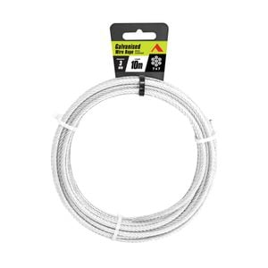Pinnacle 3mm x 10m Galvanised PVC Coated Wire Rope