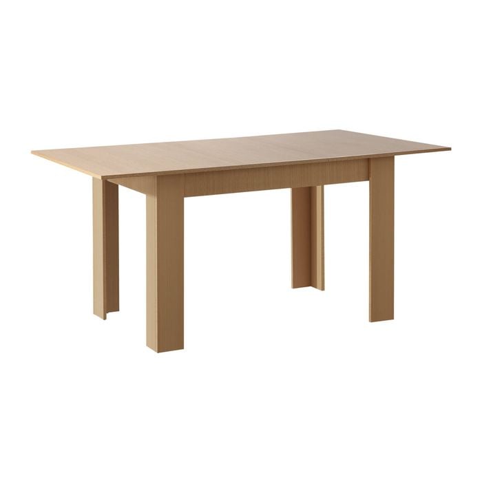 Oikiture 160cm Extendable Dining Table Wooden