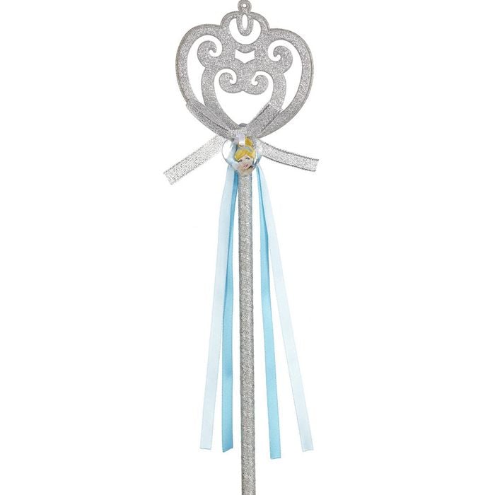 Disney Cinderella Iridescent Wand for Kids, Princess Glitter Halloween Costume Accessory, CHILD