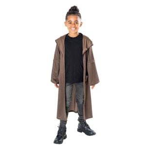 Obi Wan Kenobi Child Jedi Robe Accessory Set with Hooded Cloak, 7-8-YRS