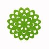 Choice Set of 4 Felt Round Table Coasters Green