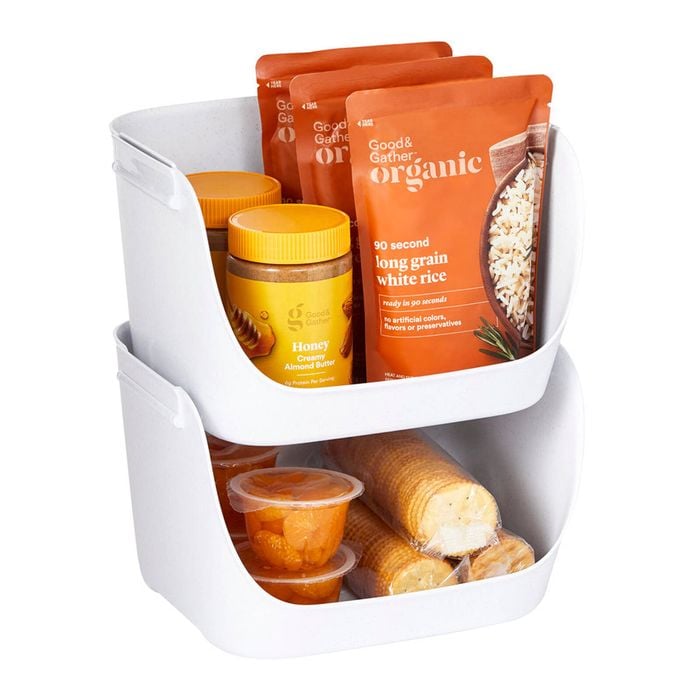 Youcopia Shelfbin Pack Of 2 Stacking Pantry Bins