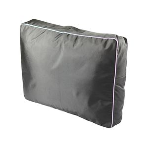Cottonmore Dog Bed Scratch Resistant Waterproof Soft Cushioned Plush Canvas Dog Floor Mat Black - XL