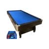Pub Size Pool Table 8FT Snooker Billiard Table 25mm Table Top With Ball Return