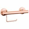 evekare Rose Gold Toilet Roll Holder Grab Rail