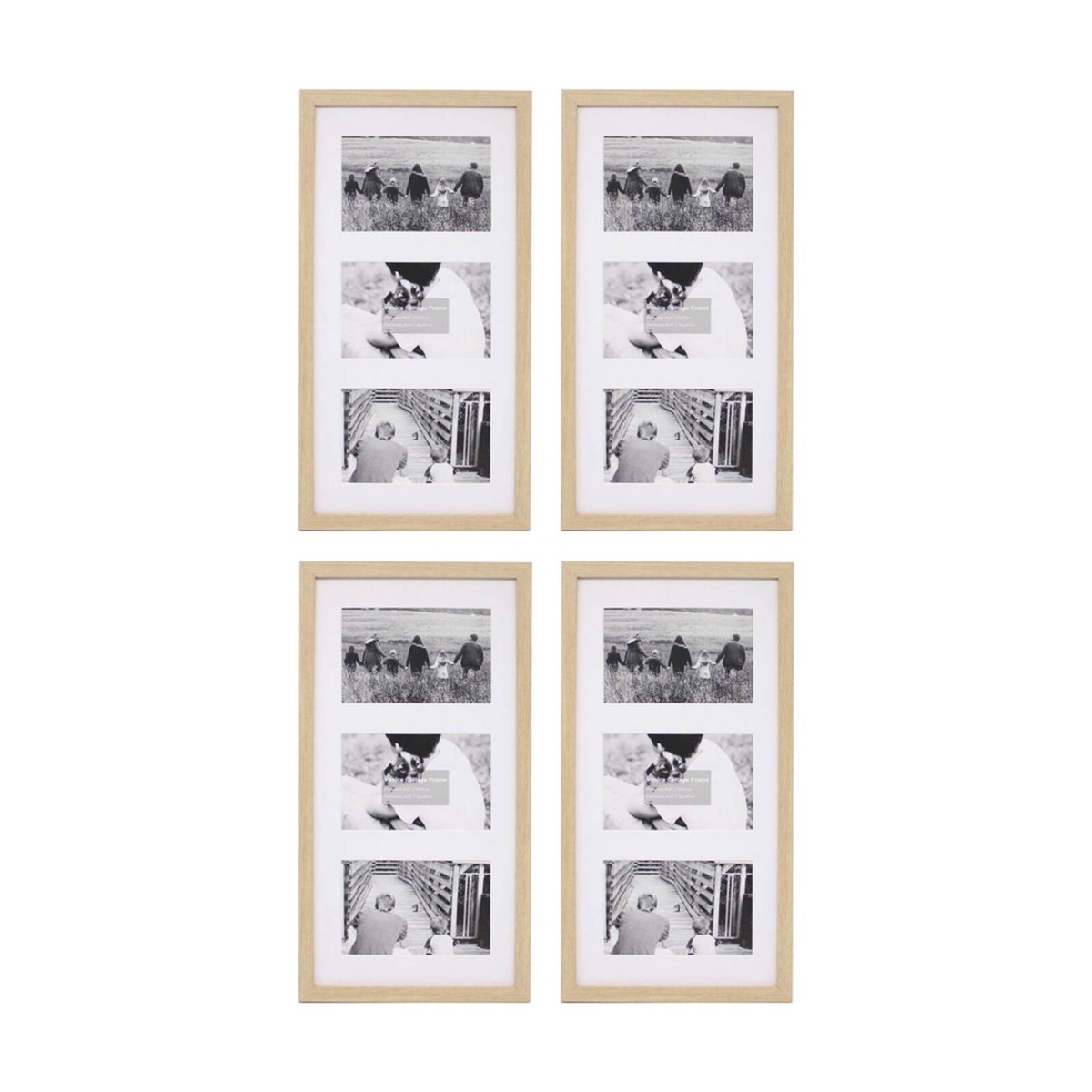 4PK Braz Venice Collage Image Photo Document Display Frame 8x16 Inches ...