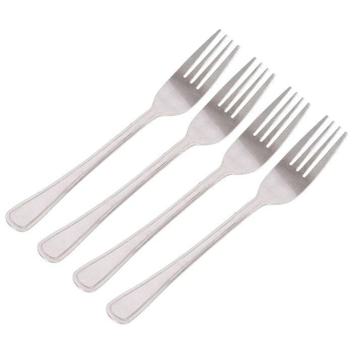 Stainless Steel Dinner Forks - Pack of 4