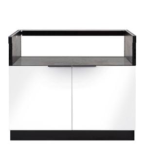 AlfrescoPlus 1130mm Arctic White BBQ Module and Air Frame