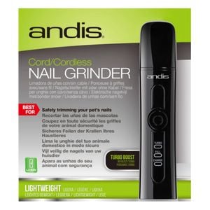 Andis Cord/Cordless Nail Grinder For Dogs And Cats  1 Piece