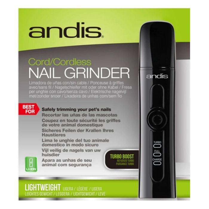 Andis Cord/Cordless Nail Grinder For Dogs And Cats  1 Piece