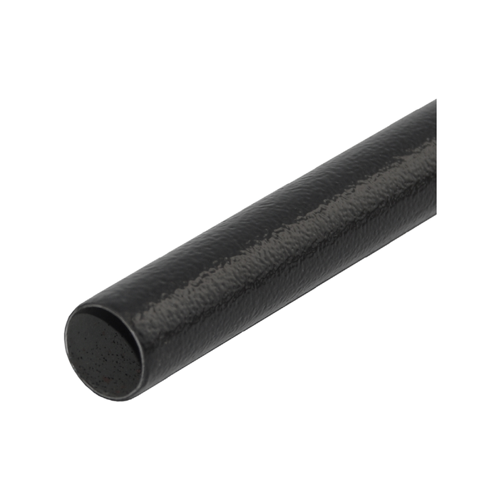 Pillar 25mm x 2.0m Black Curtain Rod 