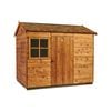 Cedar Shed 2.7m x 1.89m Logan Shingle Roof