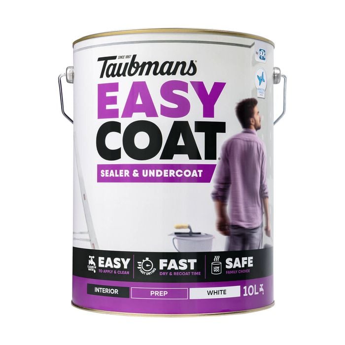 Taubmans 10L White Easycoat Prep Sealer And Undercoat