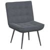 vidaXL Relaxing Chair Dark Grey 64x74x84 cm Velvet chair dining chair